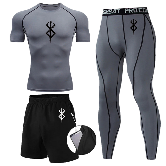 Berserk 3pc Gym Compression Set SS #1