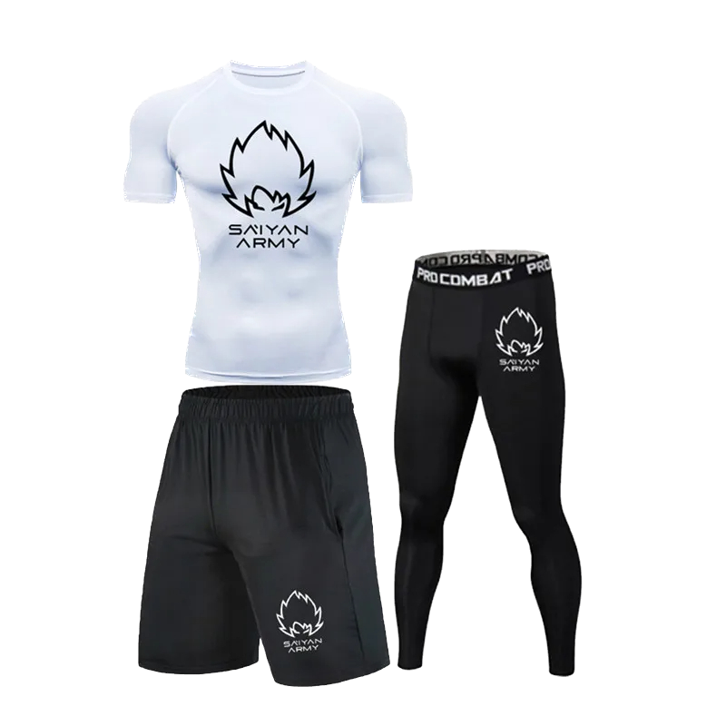 Dragon Ball 3pc Gym Compression Set SS #1