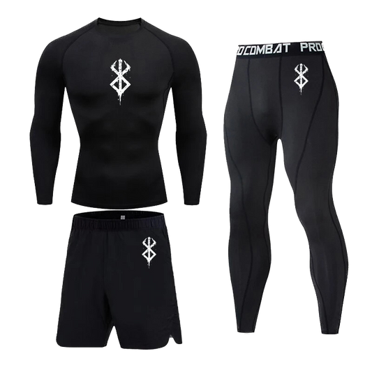 Berserk 3pc Gym Compression Set LS #1