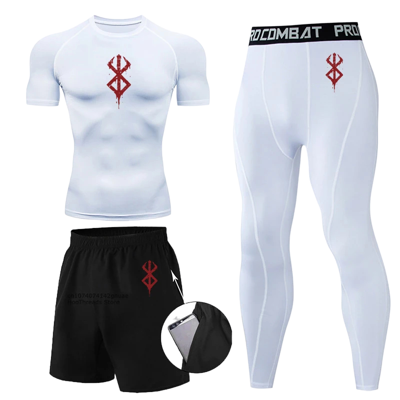 Berserk 3pc Gym Compression Set SS #2