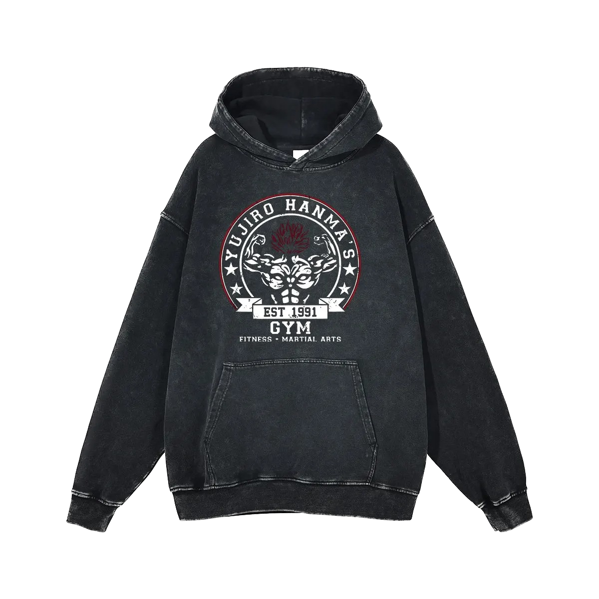 Baki Vintage Hoodie #8 - front print
