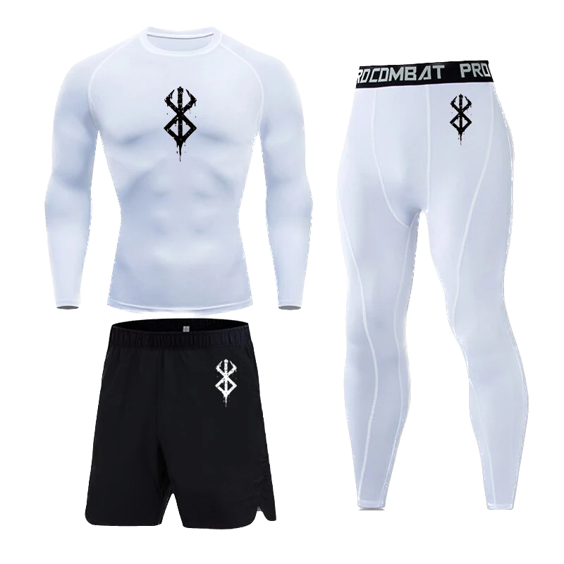 Berserk 3pc Gym Compression Set LS #1