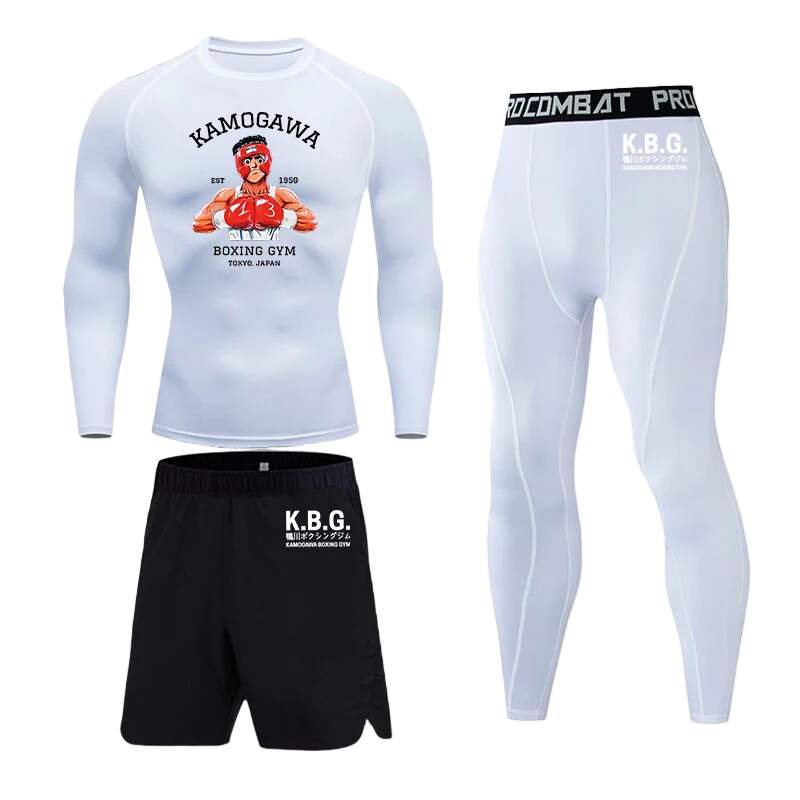 Hajime no Ippo 3pc Gym Compression Set LS #1