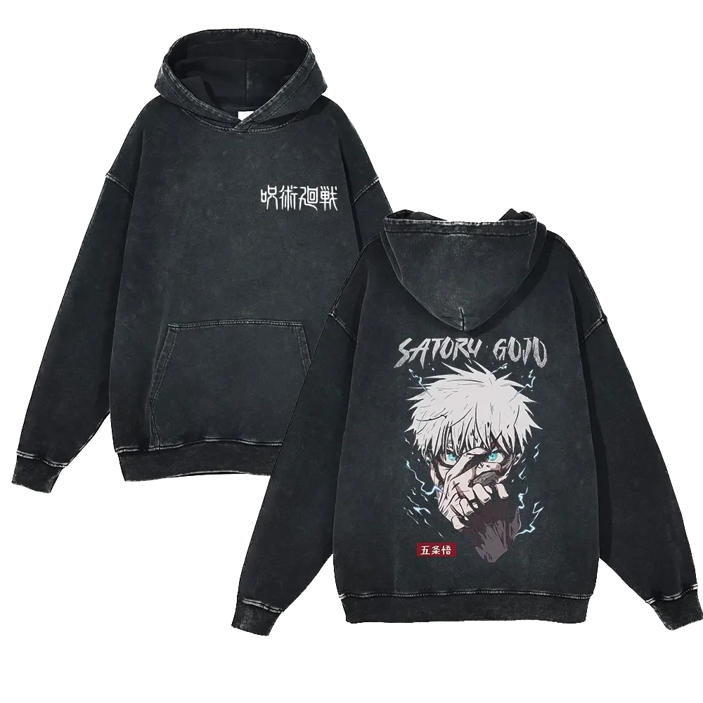 Jujutsu Kaisen Vintage Hoodie #9 - front & back print