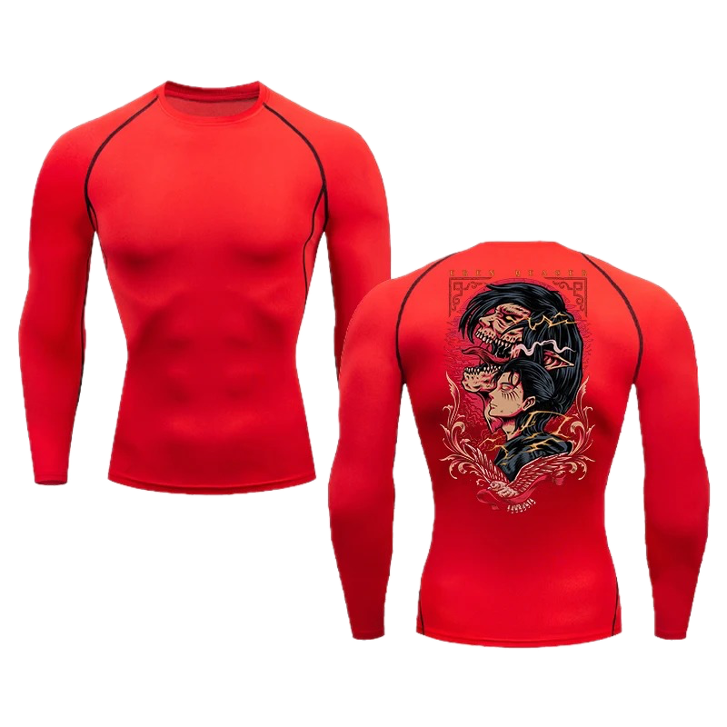 Attack on Titan Gym Shirt LS #1