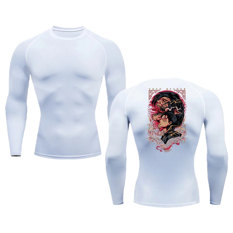 Attack on Titan Gym Shirt LS #1