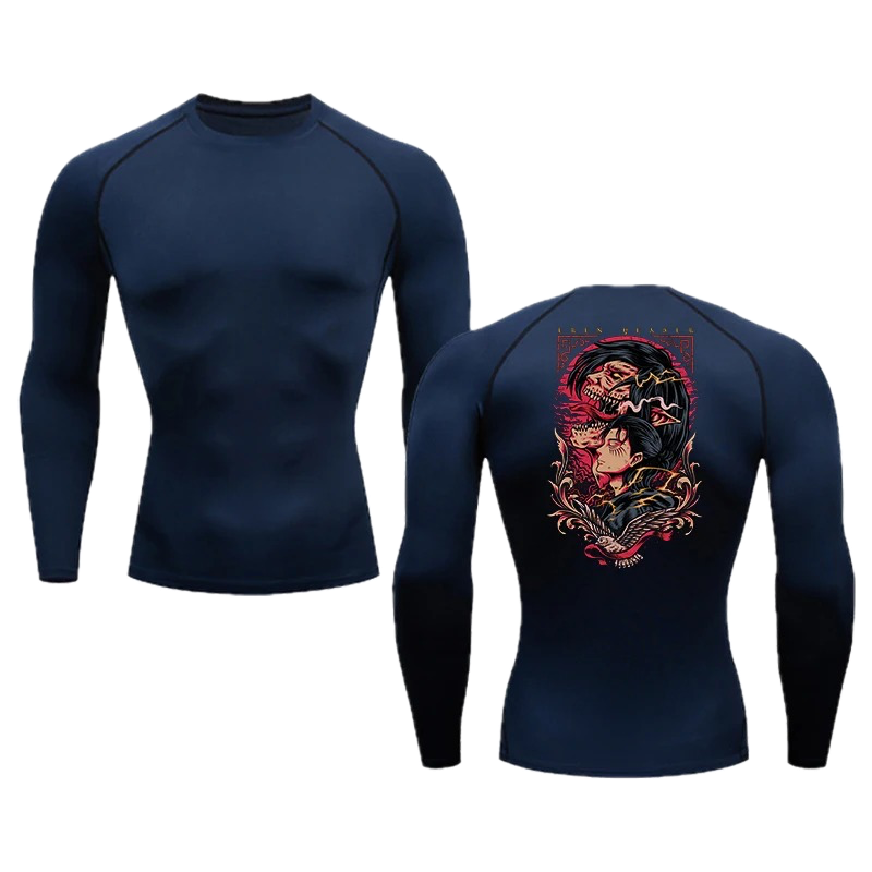 Attack on Titan Gym Shirt LS #1
