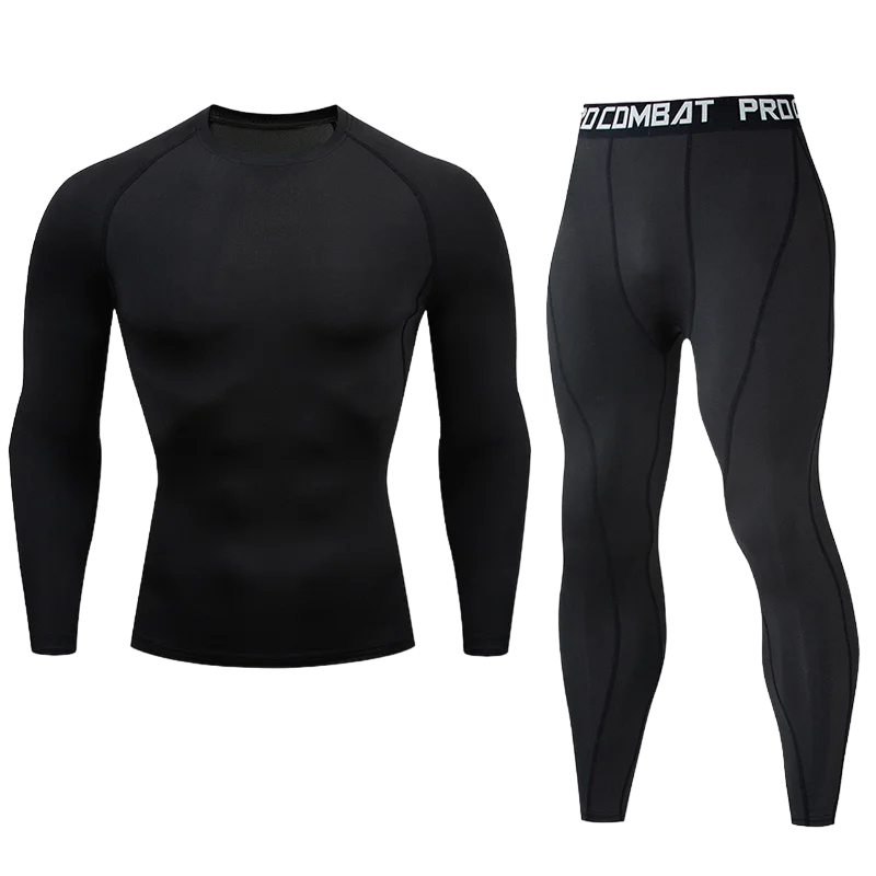 Basic 2-piece Gym Compression Set LS