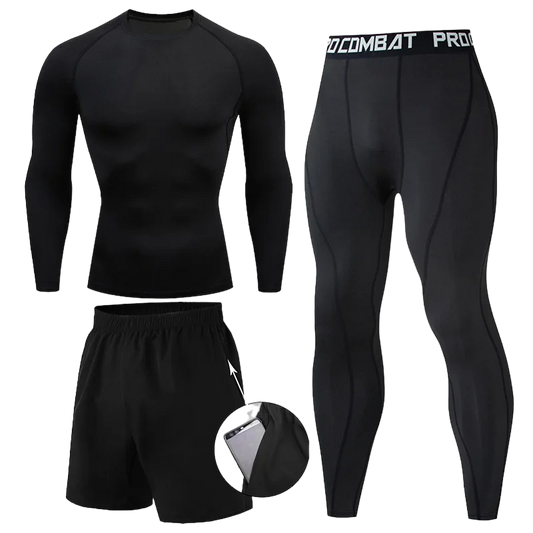 Basic 3-piece Gym Compression Set LS