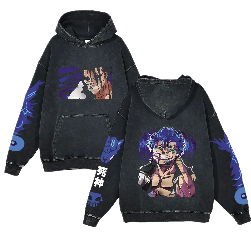 Bleach Vintage Hoodie #7 - front & back print