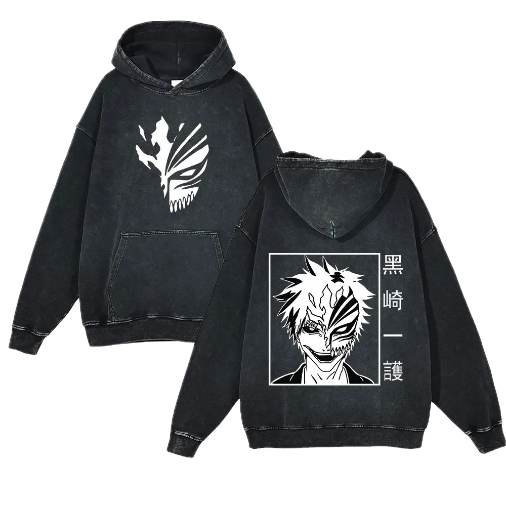 Bleach Vintage Hoodie #4 - front & back print