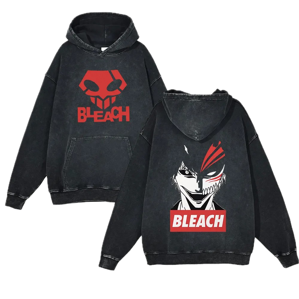 Bleach Vintage Hoodie #5 - front & back print