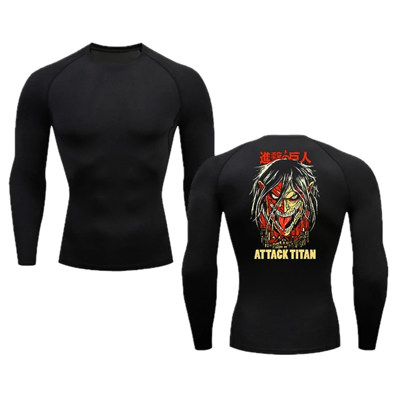 Attack on Titan Gym Shirt LS #2