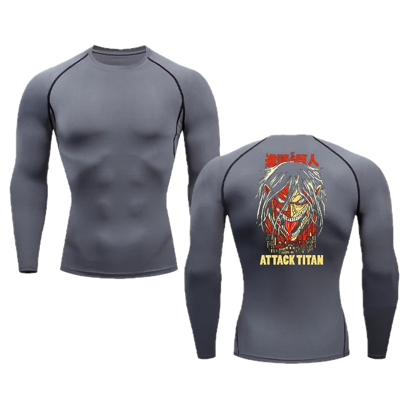 Attack on Titan Gym Shirt LS #2