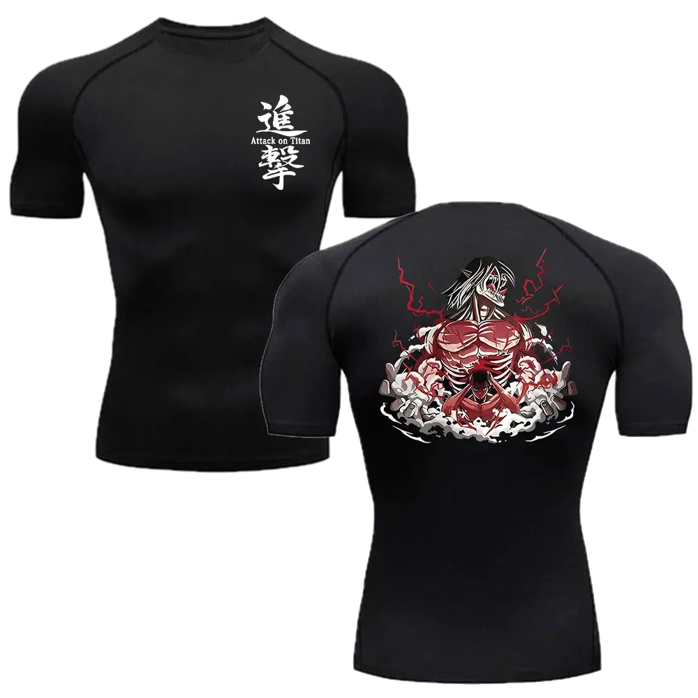 Attack on Titan Gym Shirt SS #5
