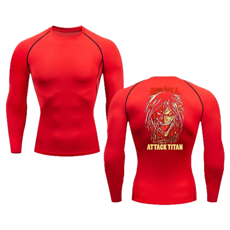 Attack on Titan Gym Shirt LS #2