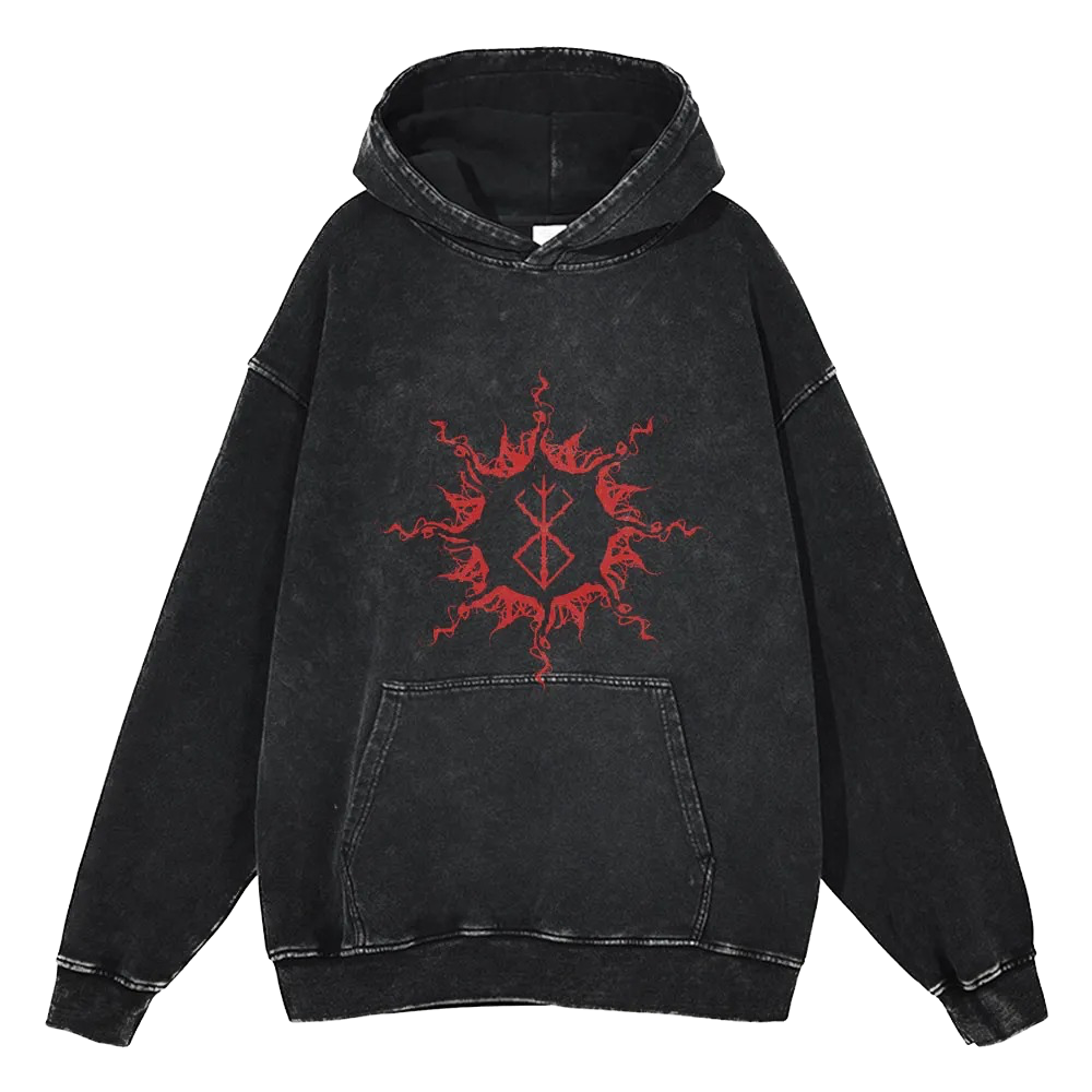 Berserk Vintage Hoodie #1 - front print