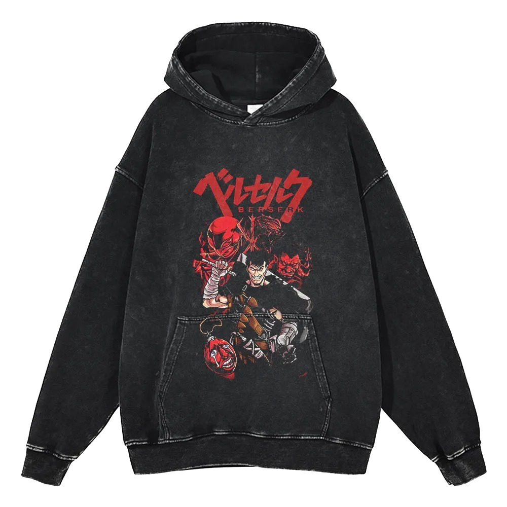 Berserk Vintage Hoodie #6 - front print