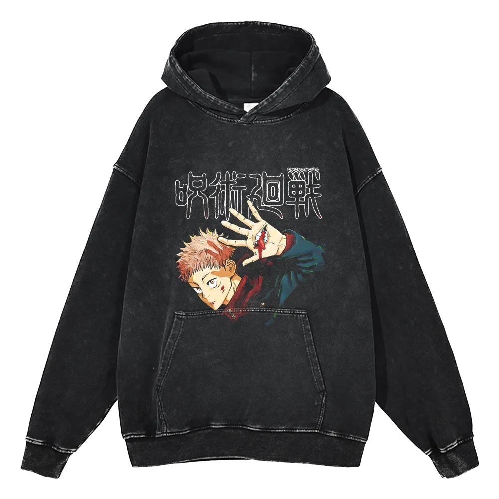 Jujutsu Kaisen Vintage Hoodie #7 - front print