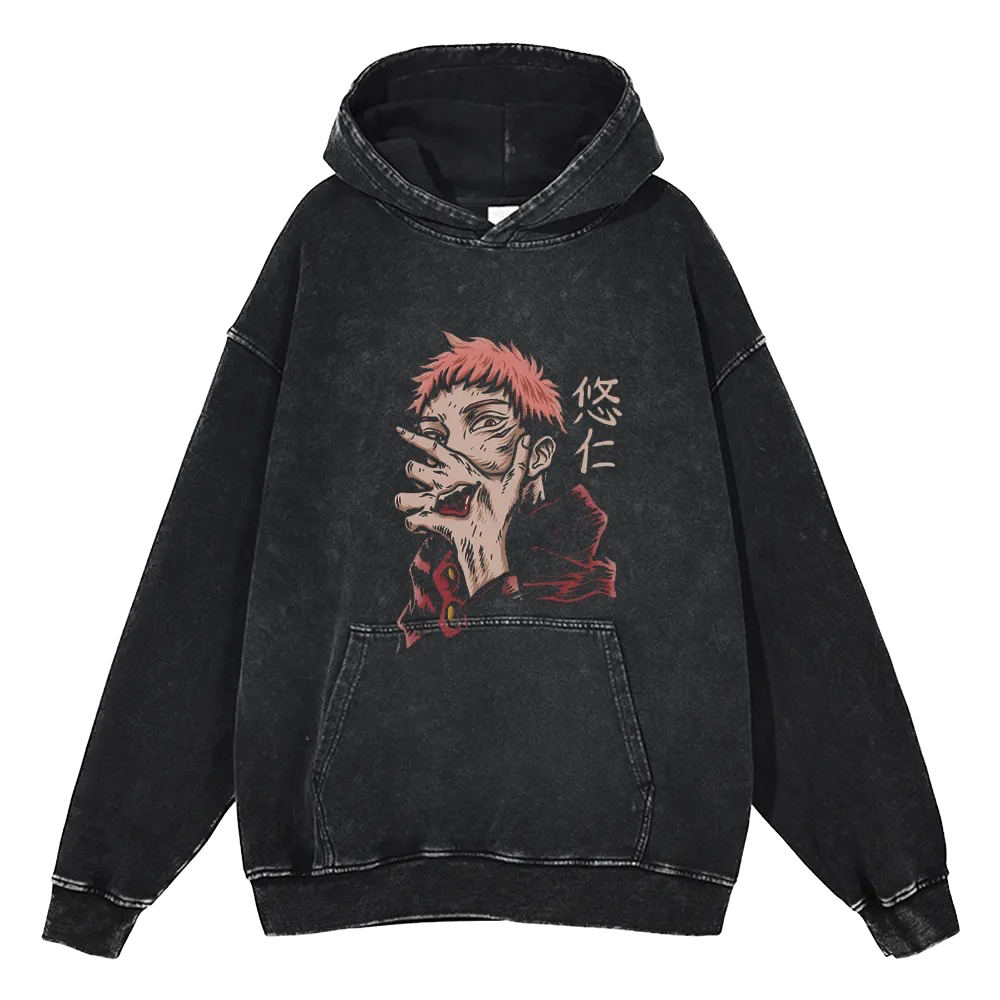 Jujutsu Kaisen Vintage Hoodie #1 - front print