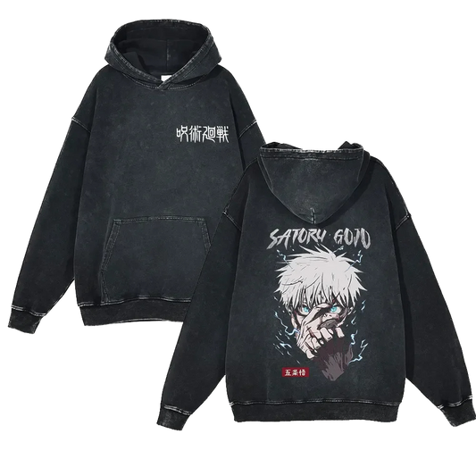 Jujutsu Kaisen Vintage Hoodie #9 - front & back print