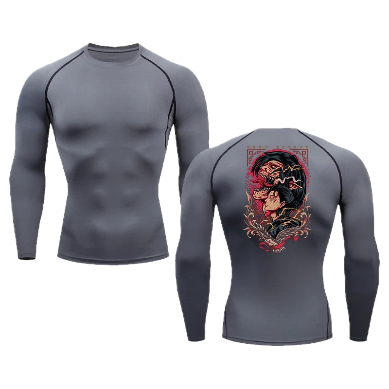 Attack on Titan Gym Shirt LS #1