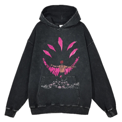 Jujutsu Kaisen Vintage Hoodie #11 - front print