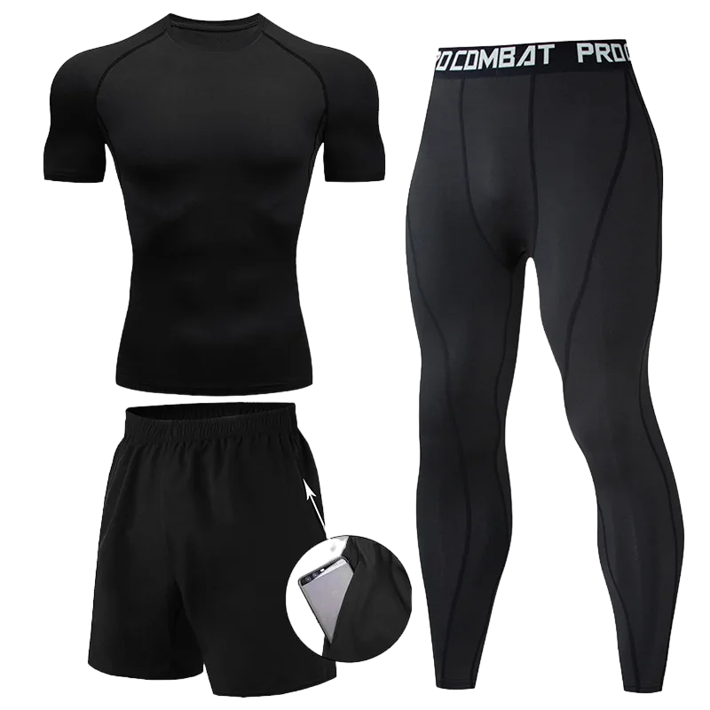 Basic 3-piece Gym Compression Set SS