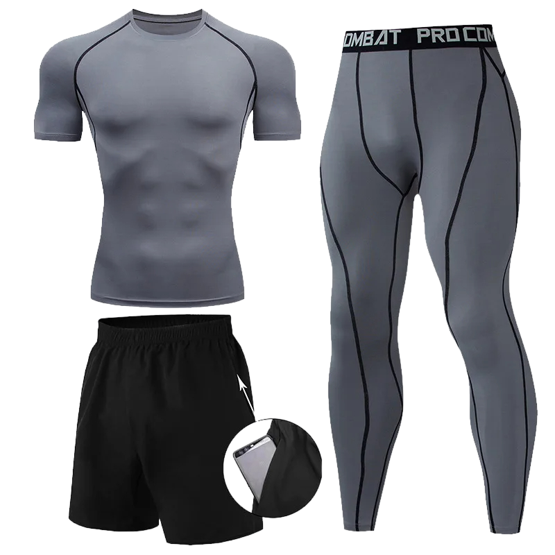 Basic 3-piece Gym Compression Set SS