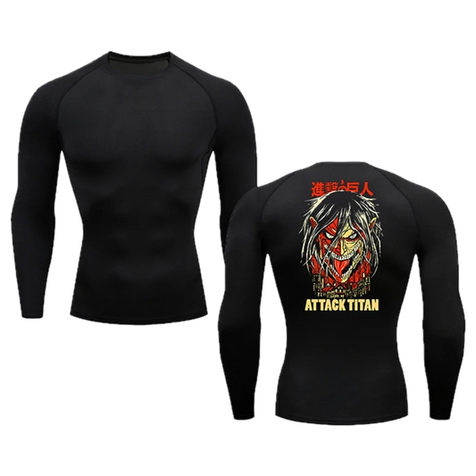 Attack on Titan Gym Shirt LS #2