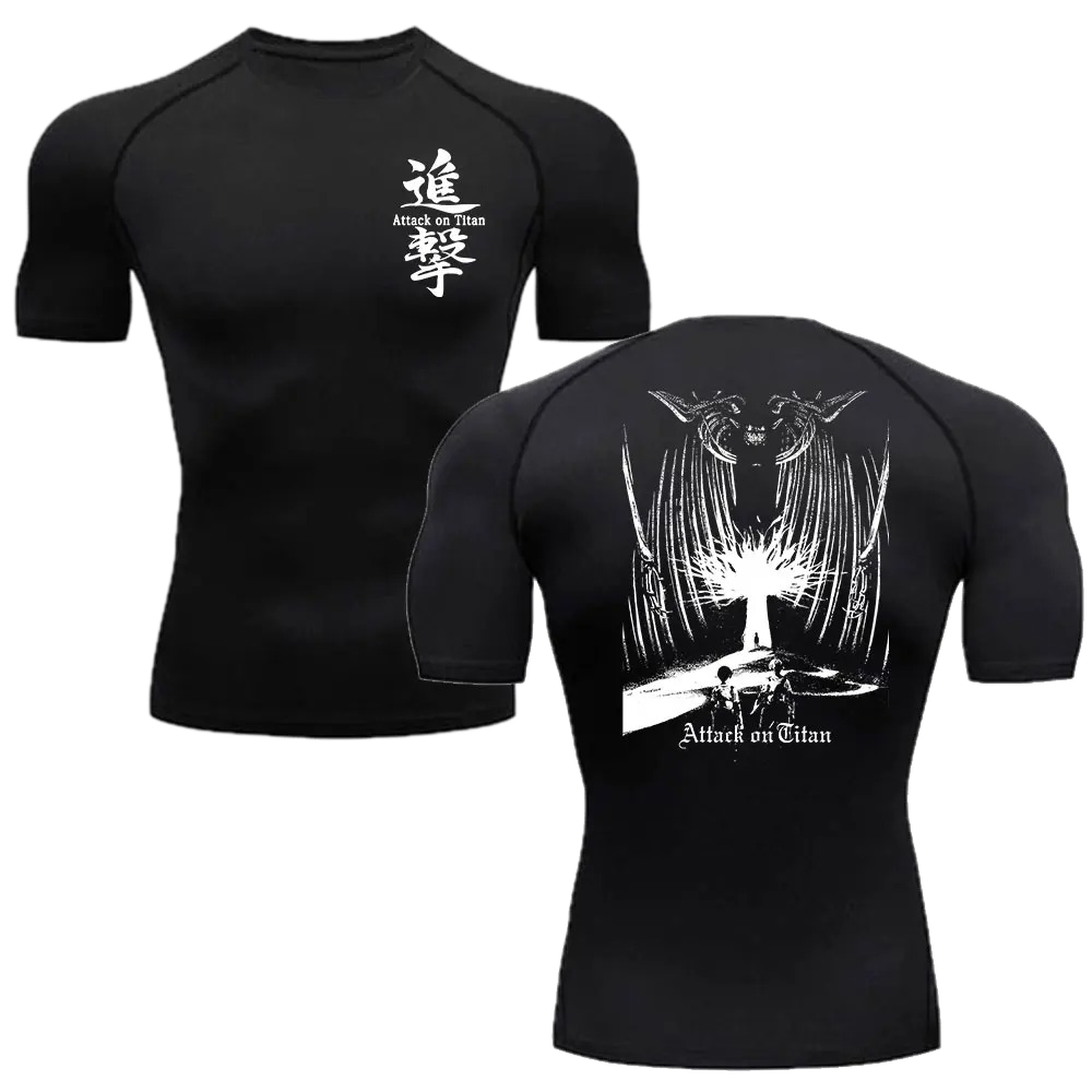 Attack on Titan Gym Shirt SS #4