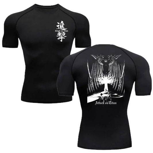 Attack on Titan Gym Shirt SS #4