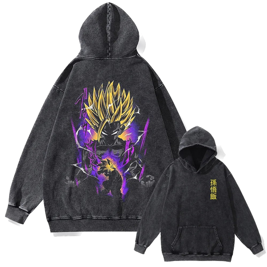 Dragon Ball Vintage Hoodie #3 - front & back print