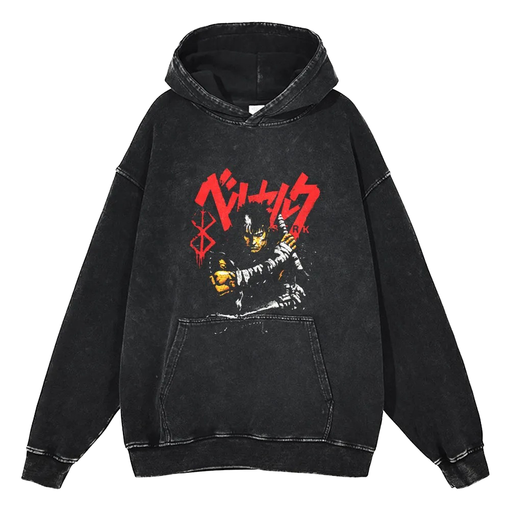 Berserk Vintage Hoodie #2 - front print