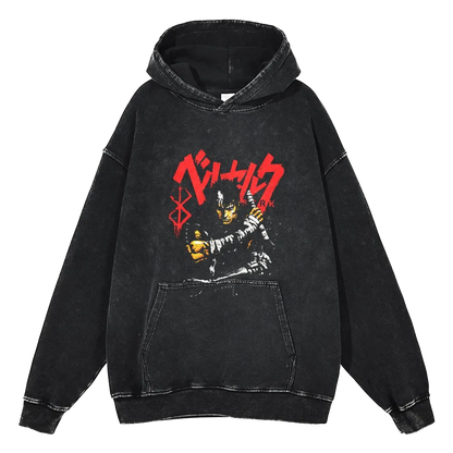 Berserk Vintage Hoodie #2 - front print