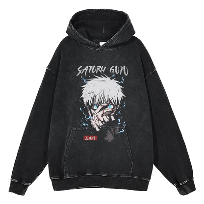 Jujutsu Kaisen Vintage Hoodie #2 - front print