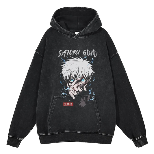 Jujutsu Kaisen Vintage Hoodie #2 - front print