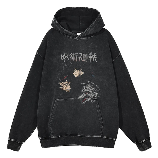 Jujutsu Kaisen Vintage Hoodie #3 - front print