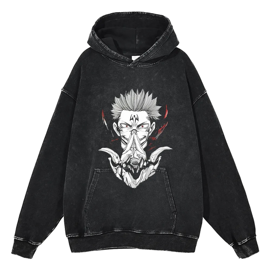 Jujutsu Kaisen Vintage Hoodie #5 - front print